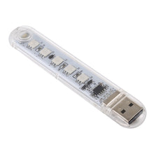 Load image into Gallery viewer, 5V Colorful 5LEDs USB LED Light Portable Small Night Light with Switch