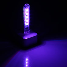 Load image into Gallery viewer, 5V Colorful 5LEDs USB LED Light Portable Small Night Light with Switch