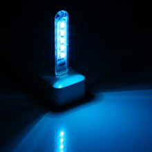 Load image into Gallery viewer, 5V Colorful 5LEDs USB LED Light Portable Small Night Light with Switch