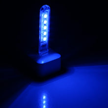 Load image into Gallery viewer, 5V Colorful 5LEDs USB LED Light Portable Small Night Light with Switch