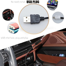 Load image into Gallery viewer, USB Interface Household and Car 360-degree Bending Atmosphere Light, Light Color: Red, Light Color: Red