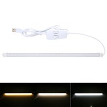 Load image into Gallery viewer, 34cm 60 LEDs 400LM Three-colors USB LED Strip Bar Light with Switch