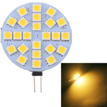 Load image into Gallery viewer, G4 24 LEDs SMD 5050 288LM 2800-3200K Stepless Dimming Energy Saving Light Pin Base Lamp Bulb, DC 12V, G4 24LEDs SMD 5050  288LM, G4 24 LEDs SMD 5050 288LM