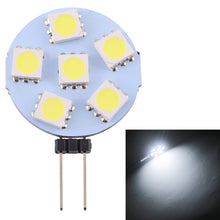 Load image into Gallery viewer, G4 6 LEDs SMD 5050 72LM 2800-3200K Stepless Dimming Energy Saving Light Pin Base Lamp Bulb, DC 12V, G4 6LEDs SMD 5050  72LM, G4 6 LEDs SMD 5050 72LM