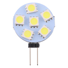 Load image into Gallery viewer, G4 6 LEDs SMD 5050 72LM 2800-3200K Stepless Dimming Energy Saving Light Pin Base Lamp Bulb, DC 12V, G4 6LEDs SMD 5050  72LM, G4 6 LEDs SMD 5050 72LM
