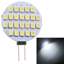 Load image into Gallery viewer, G4 24 LEDs SMD 3528 168LM 2800-3200K Stepless Dimming Energy Saving Light Pin Base Lamp Bulb, DC 12V, G4 24 LEDs SMD 3528 168LM