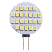 Load image into Gallery viewer, G4 24 LEDs SMD 3528 168LM 2800-3200K Stepless Dimming Energy Saving Light Pin Base Lamp Bulb, DC 12V, G4 24 LEDs SMD 3528 168LM