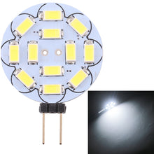Load image into Gallery viewer, G4 12 LEDs SMD 5730 360LM 2800-3200K Round Shape Stepless Dimming Energy Saving Light Pin Base Lamp Bulb, DC 12V, G4 12LEDs SMD 5730 360LM, G4 12 LEDs SMD 5730 360LM