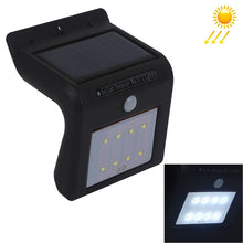 Load image into Gallery viewer, 8 LEDs Solar Motion Sensor Wall Light with Solar Panel, 8 LEDs White Light