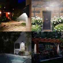 Load image into Gallery viewer, 8 LEDs Solar Motion Sensor Wall Light with Solar Panel, 8 LEDs White Light