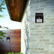 Load image into Gallery viewer, 8 LEDs Solar Motion Sensor Wall Light with Solar Panel, 8 LEDs White Light