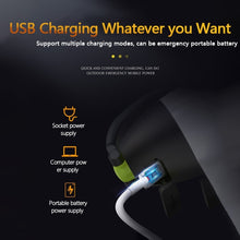 Load image into Gallery viewer, L001 5W USB Charging Hand-held LED Camping Lamp with Power Bank Function(Green), LED6908, LED6908L, LED6908R