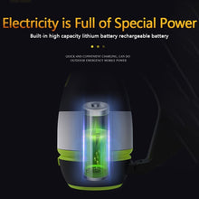 Load image into Gallery viewer, L001 5W USB Charging Hand-held LED Camping Lamp with Power Bank Function(Green), LED6908, LED6908L, LED6908R