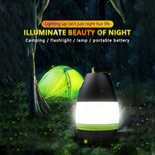 Load image into Gallery viewer, L001 5W USB Charging Hand-held LED Camping Lamp with Power Bank Function(Green), LED6908, LED6908L, LED6908R