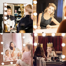 Load image into Gallery viewer, 120LM 7000K USB Charging Hollywood Style Cosmetic Lighted Bulb Dresser Lamp, Cable Length: 4.6m, DC 5V