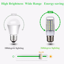 Load image into Gallery viewer, 56 LEDs SMD 5730 Bulb, AC 220V, 5W 220V White Light, 5W 220V Warm White