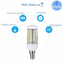 Load image into Gallery viewer, 56 LEDs SMD 5730 Bulb, AC 220V, 5W 220V Warm White