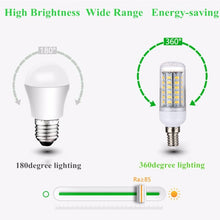 Load image into Gallery viewer, 56 LEDs SMD 5730 Bulb, AC 220V, 5W 220V Warm White