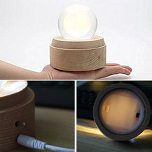 Load image into Gallery viewer, 3D Word Engraving Crystal Ball Music Box Electronic Swivel Musical Birthday Gift Home Decor with Music, With Music