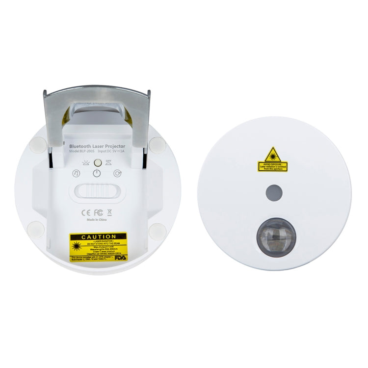 Blinblin Major 1 6W USB Charging Portable RGB Laser Projector Bluetooth Stereo Sound Speaker