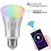 Load image into Gallery viewer, 6000K+RGB 600LM Works with Alexa &amp; Google Home, AC 175-255V