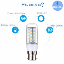 Load image into Gallery viewer, B22 3.5W 36 LEDs SMD 5730 LED Corn Light Bulb, AC 110-220V, AC 110-220V