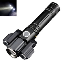 Load image into Gallery viewer, KS-737 USB Charging Waterproof T6+XPE Zoomable LED Flashlight with 4-Modes, KS-737