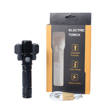Load image into Gallery viewer, KS-737 USB Charging Waterproof T6+XPE Zoomable LED Flashlight with 4-Modes, KS-737