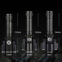 Load image into Gallery viewer, KS-739 USB Charging Waterproof T6+XPE Fixed Focus LED Flashlight with 4-Modes &amp; 18650 lithium battery, KS-739 (&amp;18650)