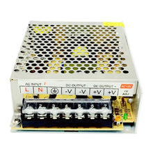 Load image into Gallery viewer, SOMPOM S-60-12 60W 12V 5A Iron Shell Driver LED Light Strip Lighting Monitor Power Supply, 60W 5A