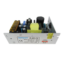 Load image into Gallery viewer, SOMPOM S-60-12 60W 12V 5A Iron Shell Driver LED Light Strip Lighting Monitor Power Supply, 60W 5A