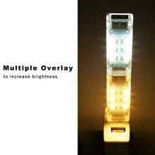 Load image into Gallery viewer, 12 LEDs Double Sided Stackable USB Light