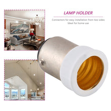 Load image into Gallery viewer, B15 to E14 Light Lamp Bulbs Adapter Converter, B15 to E14
