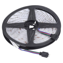 Load image into Gallery viewer, 5m 150 LEDs SMD 5050 IP65 Waterproof Bluetooth RGB Light Strip with 24-keys Remote Control, EU Plug, 5m 150 LEDs IP65