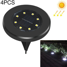 Load image into Gallery viewer, 4 PCS 8 LEDs IP65 Waterproof Solar Powered Buried Lamp Garden Villa Garden Lawn Decorative Spotlight