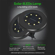 Load image into Gallery viewer, 4 PCS 8 LEDs IP65 Waterproof Solar Powered Buried Lamp Garden Villa Garden Lawn Decorative Spotlight