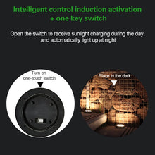Load image into Gallery viewer, 4 PCS 8 LEDs IP65 Waterproof Solar Powered Buried Lamp Garden Villa Garden Lawn Decorative Spotlight