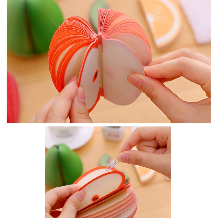 Fruit Notes Stickers, Watermelon, Peaches, Pear, Apple