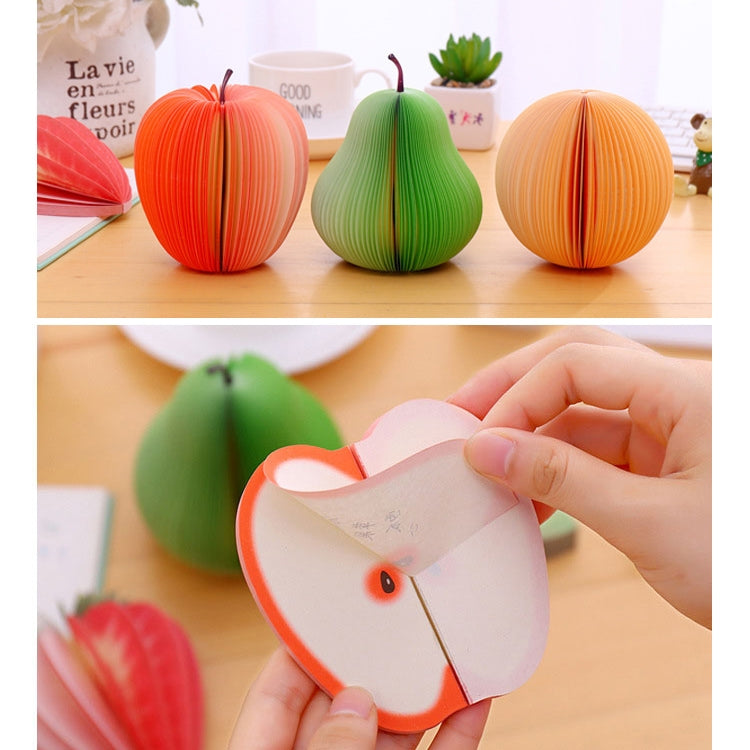 Fruit Notes Stickers, Watermelon, Peaches, Pear, Apple