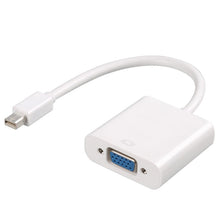 Load image into Gallery viewer, 1080P Mini DisplayPort to VGA Cable Adapter, Mini DP to VGA (White), Mini DP to VGA (Black)