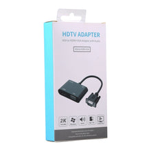Load image into Gallery viewer, 2 in 1 VGA to HDMI + VGA 15 Pin HDTV Adapter Converter with Audio