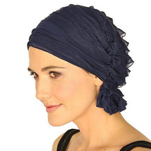 Load image into Gallery viewer, Muslim Stacking Cap Chiffon Fold Turban Cap Chemotherapy Cap