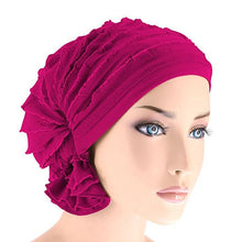 Load image into Gallery viewer, Muslim Stacking Cap Chiffon Fold Turban Cap Chemotherapy Cap