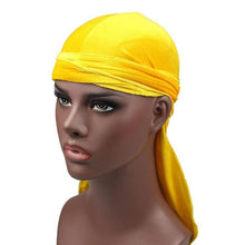 Load image into Gallery viewer, Velvet Turban Cap Long-tailed Pirate Hat Chemotherapy Cap