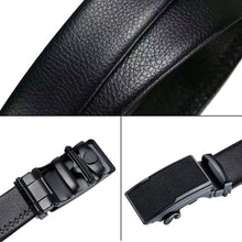 Load image into Gallery viewer, Dandali GD821 Men Business Automatic Buckle Double Edge Wrapping Leather Belt Waistband, Size: 120cm