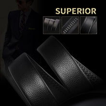 Load image into Gallery viewer, Dandali GD835 Men Automatic Buckle Double Edge Wrapping Leather Belt Waistband, Length: 120cm