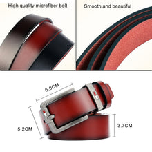 Load image into Gallery viewer, Dandali L8036 Men Casual Antique Pin Buckle Leather Belt Waistband, Length: 115cm