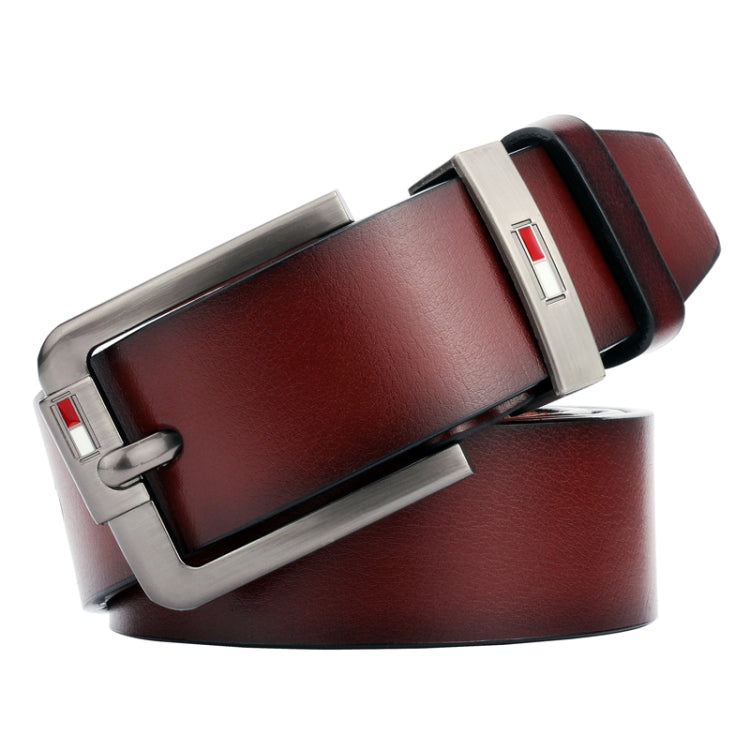 Dandali L8036 Men Casual Antique Pin Buckle Leather Belt Waistband, Length: 115cm