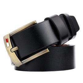 Dandali L8038 Men Casual Retro Pin Buckle Leather Belt Waistband, Length: 115cm