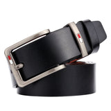 Dandali L8039 Men Casual Antique Pin Buckle Leather Belt Waistband, Length: 110-125cm